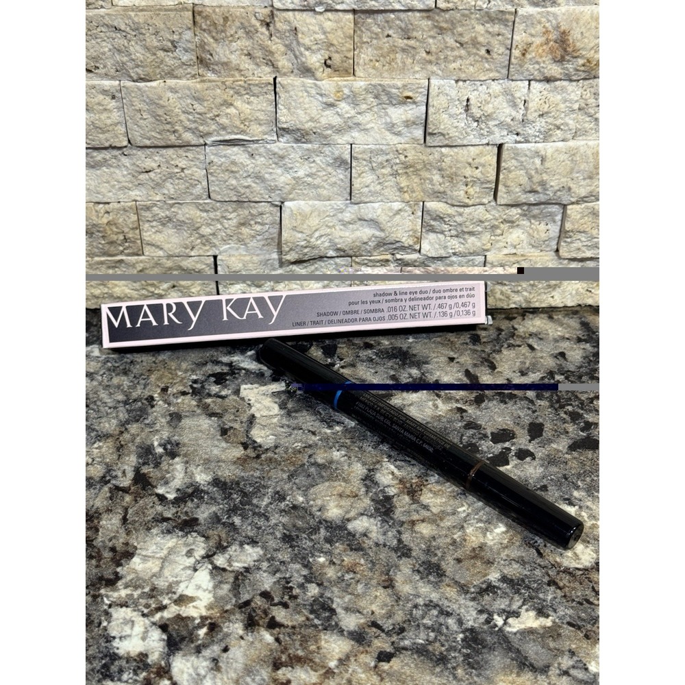 Mary Kay Shadow & Line Eye Duo *Bali Blue* .016oz. New In Box NOS